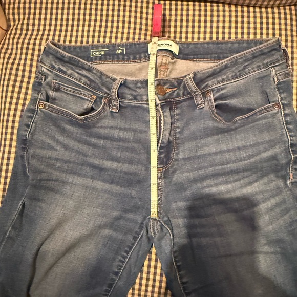 Sonoma Women's Cropped Blue Jean capris - Picture 6 of 6